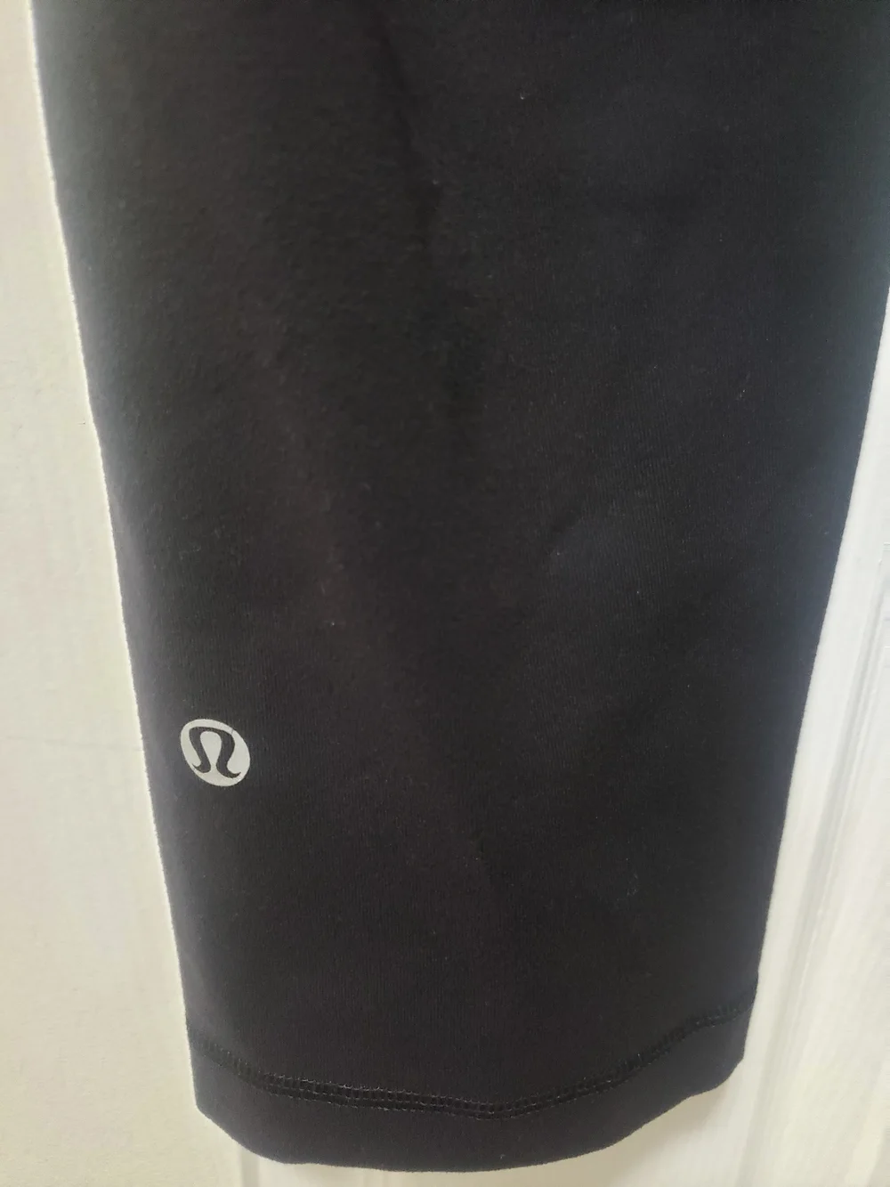 lululemon athletica Black Capri Leggings with Pink & Green Floral Waistband